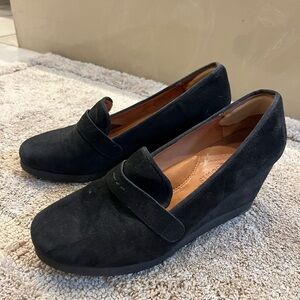 Elegant Black Women's Wedge Shoes